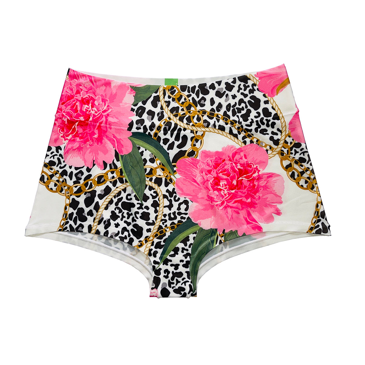 Leopard Flowers Highwaist HAPPY UNDIES Underwear, Beachwear