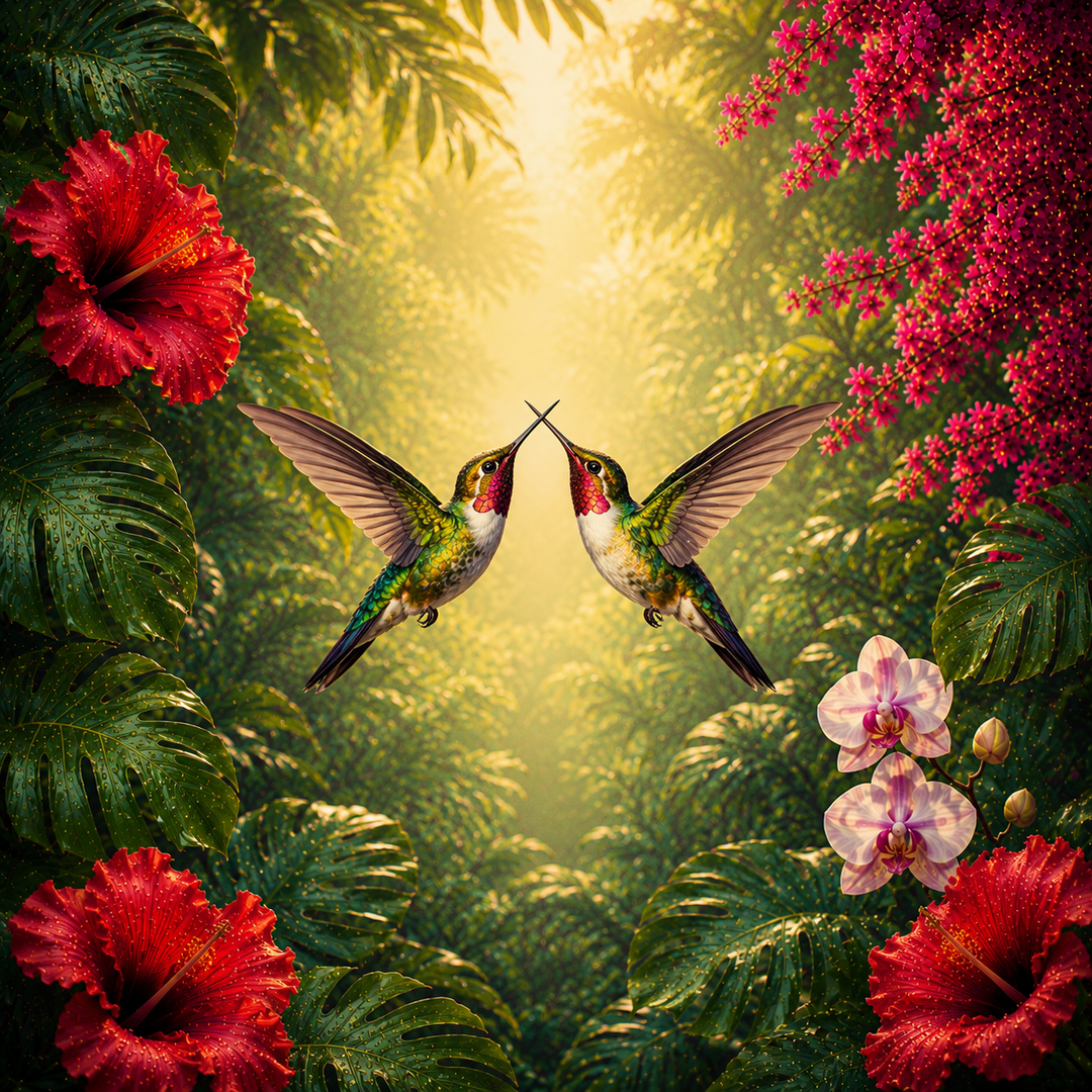 Birds of a Feather 🦜🌺 🪶