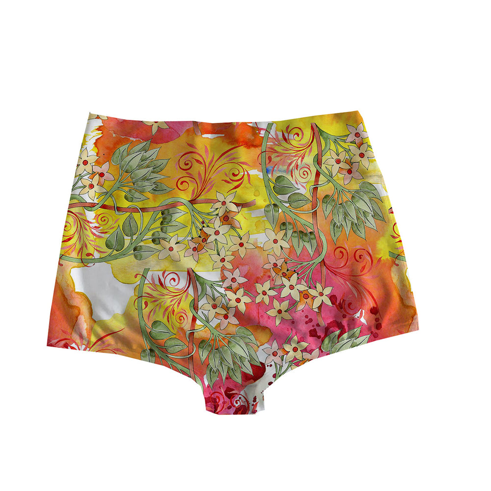Flowers Of Fall Highwaist