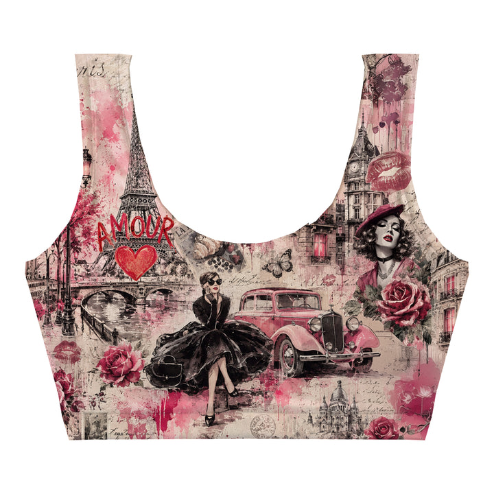 Amour Crop Top Woman Underwear Beachwear Loungewear