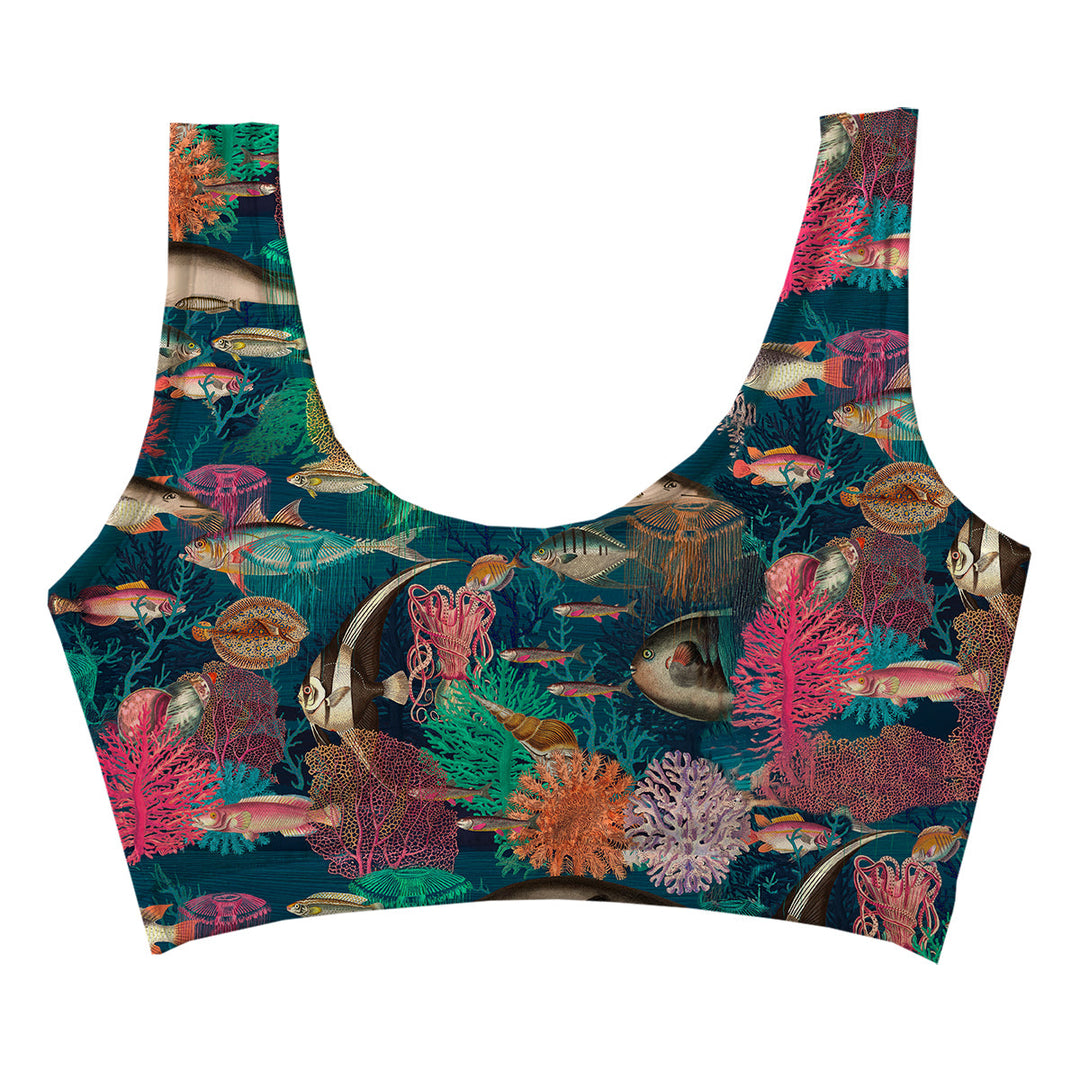 Aquarium Crop Top Woman Underwear Beachwear Loungewear