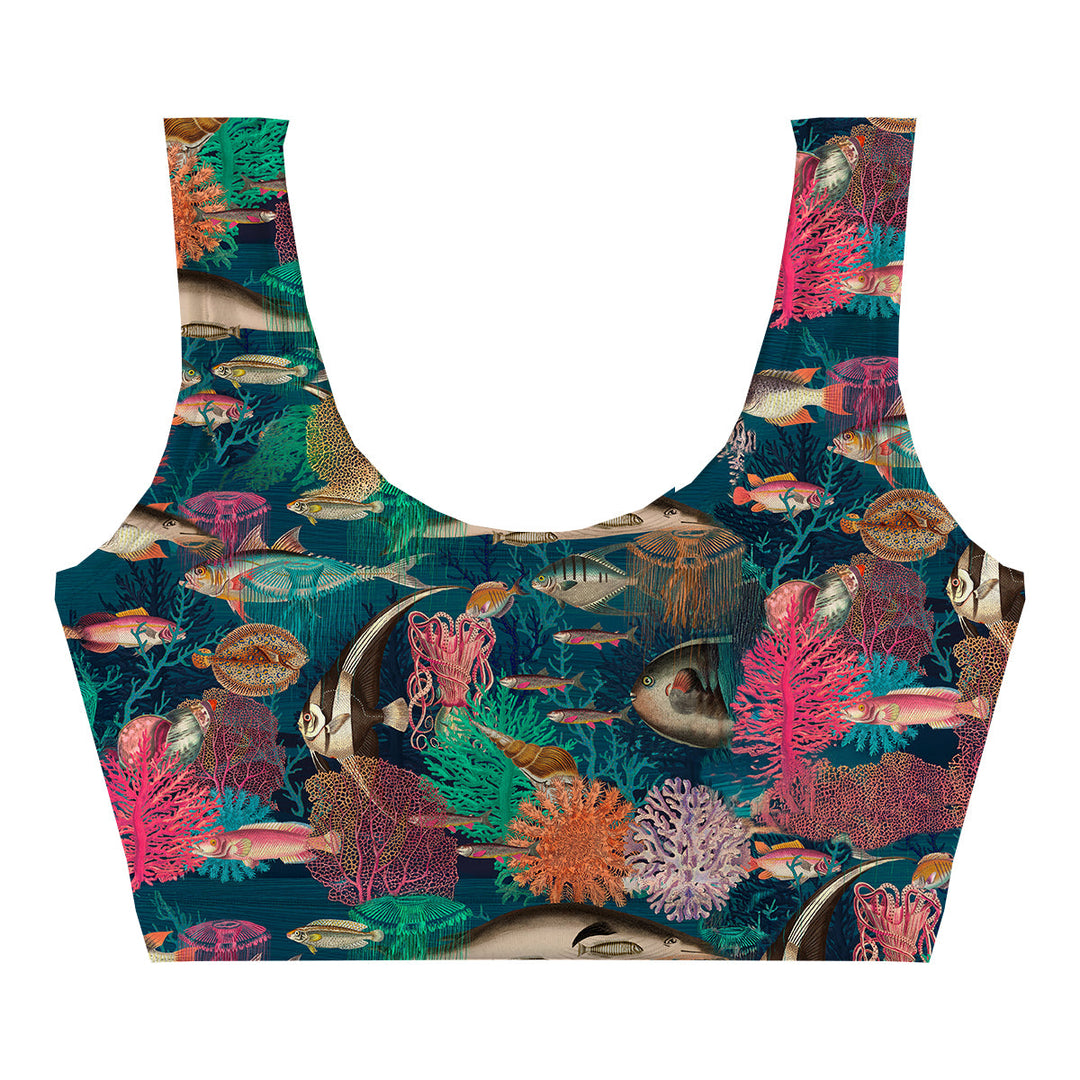 Aquarium Crop Top Woman Underwear Beachwear Loungewear