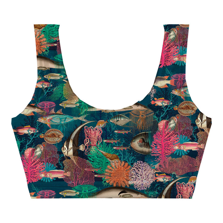 Aquarium Crop Top Woman Underwear Beachwear Loungewear