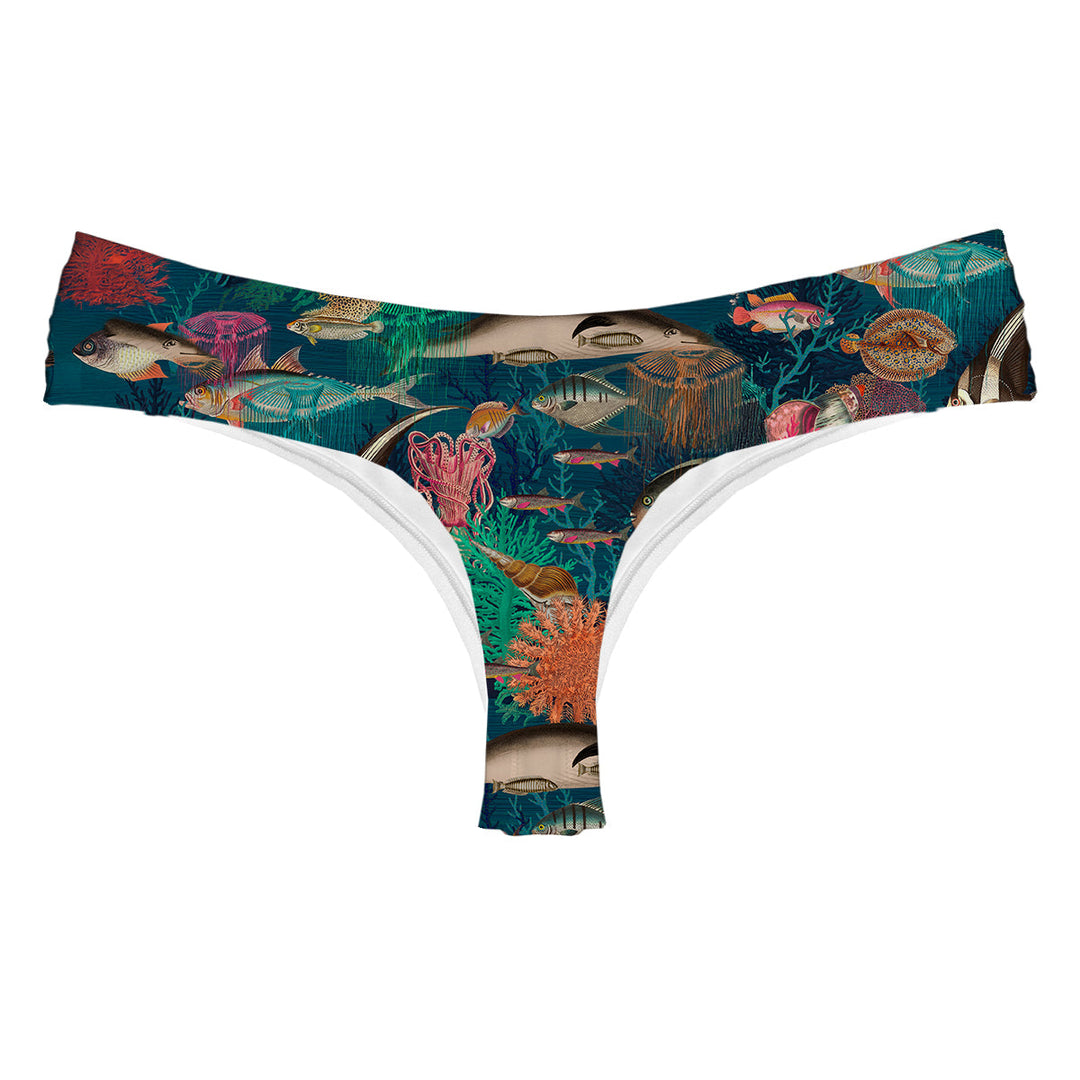 Aquarium String Woman Underwear Beachwear Loungewear