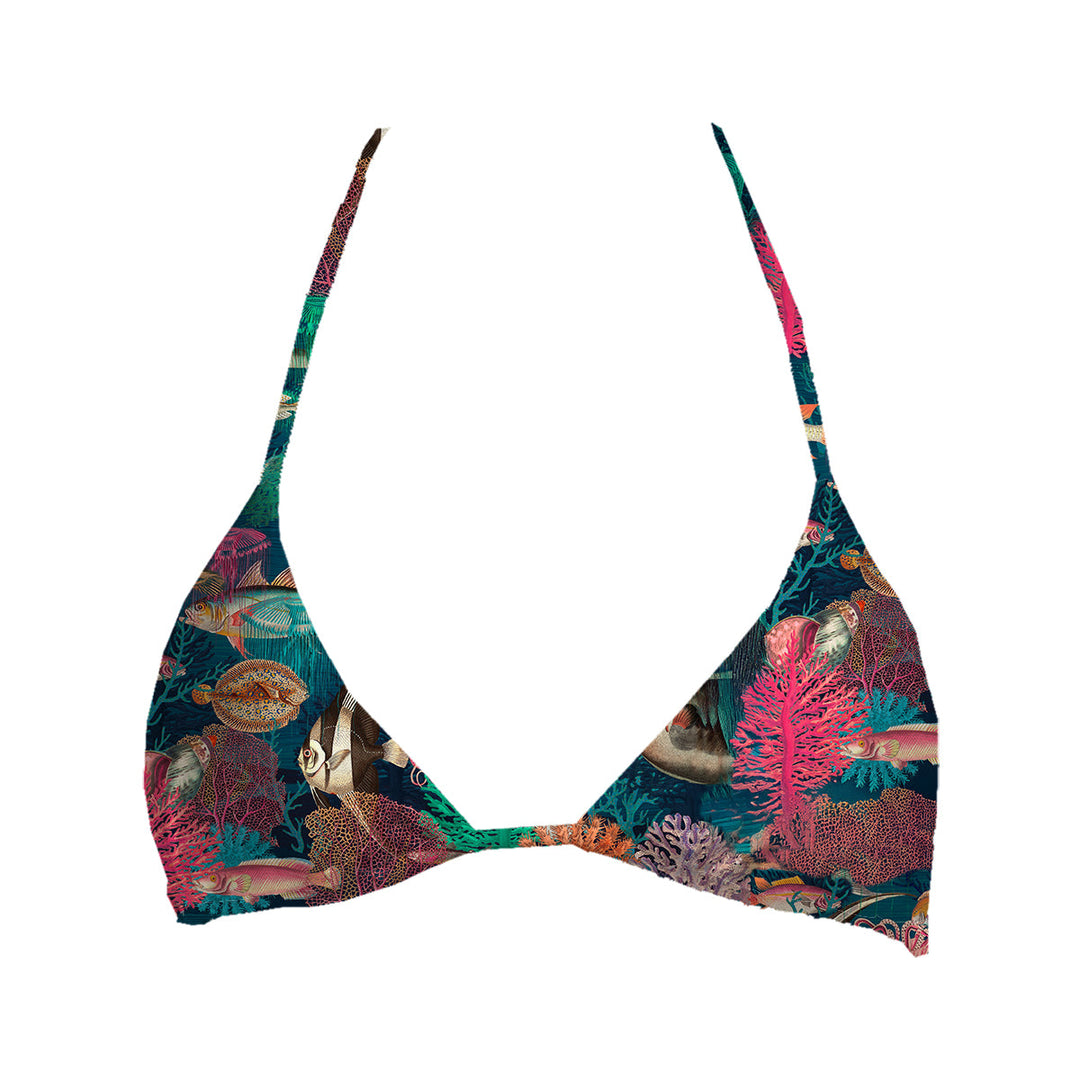Aquarium Top Triangle Woman Underwear Beachwear Loungewear