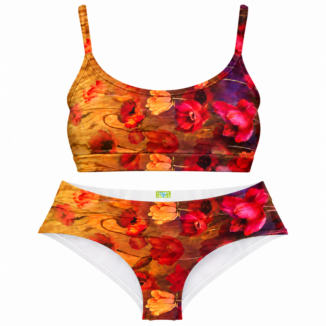 Autumn Comes Top Maya – Set mit Happy Undies Label am Hipster-Innenbund