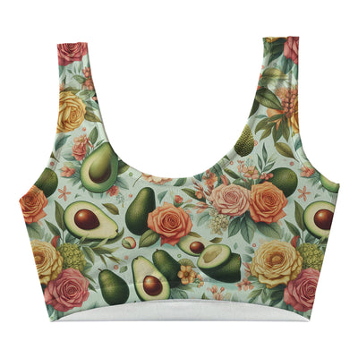Avocado Crop Top Front