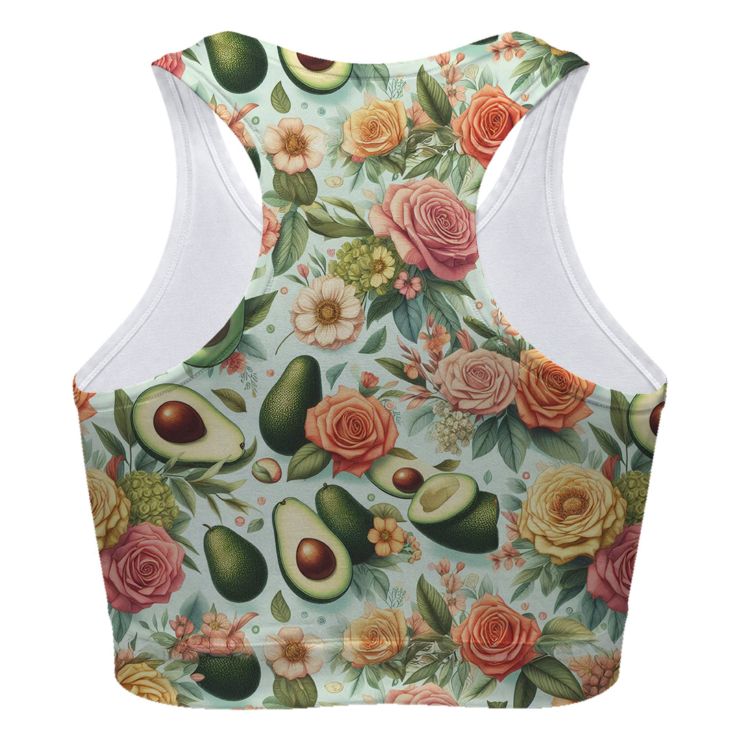 Avocado Sport Bra Woman Underwear Beachwear Loungewear