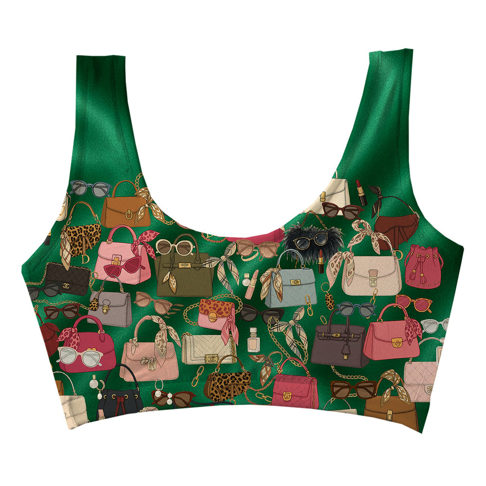 Bags Crop Top Woman Underwear Beachwear Loungewear