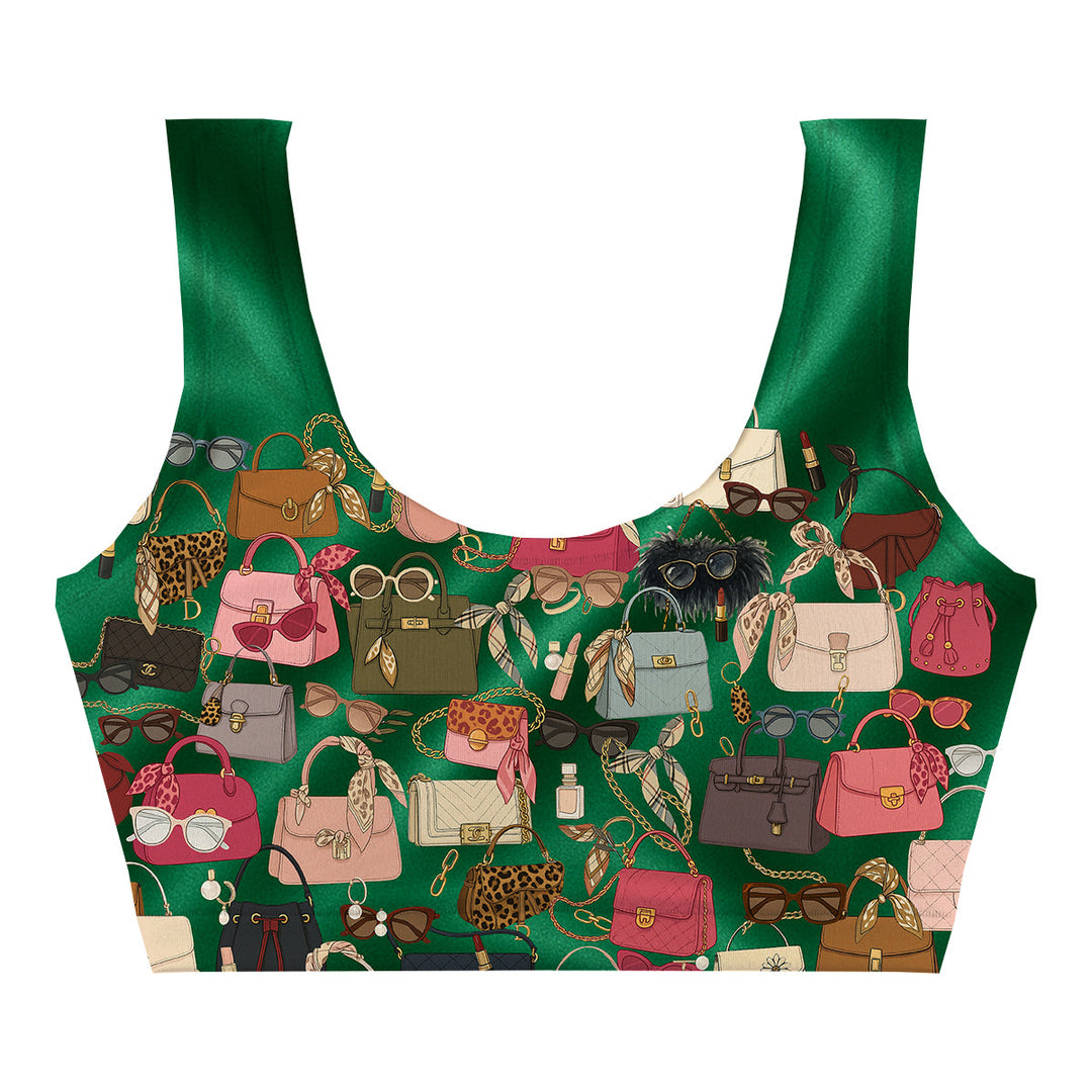 Bags Crop Top Woman Underwear Beachwear Loungewear