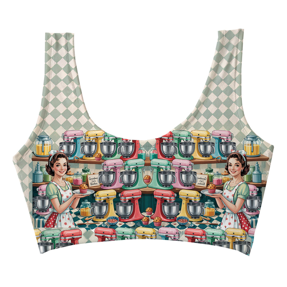 Bakery Crop Top Woman Underwear Beachwear Loungewear