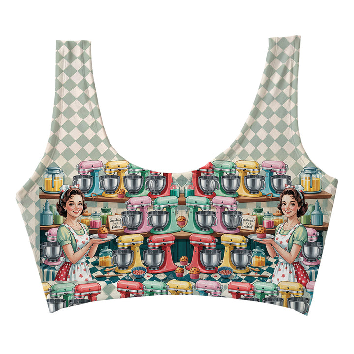Bakery Crop Top Woman Underwear Beachwear Loungewear