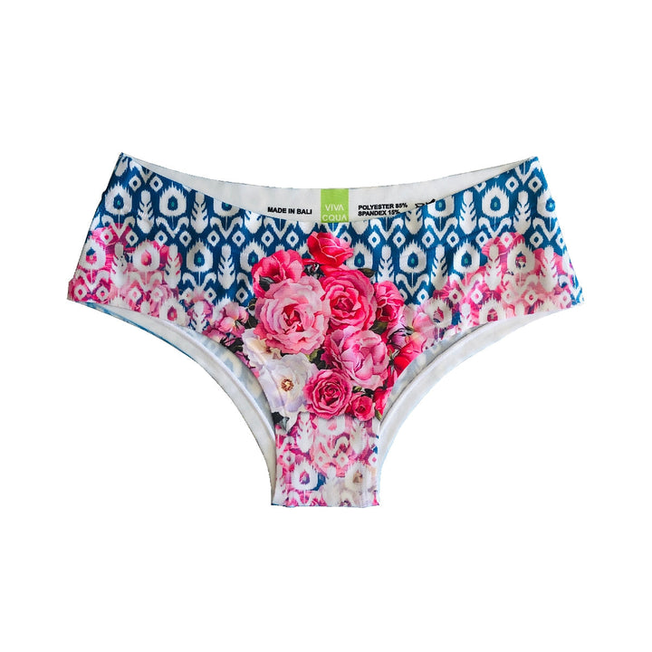 Batik Blue Flowers Hipster