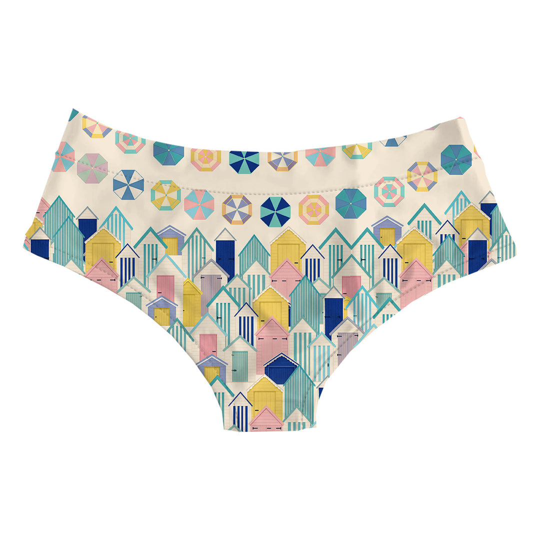 Beach Huts Hipster Woman Underwear Beachwear Loungewear