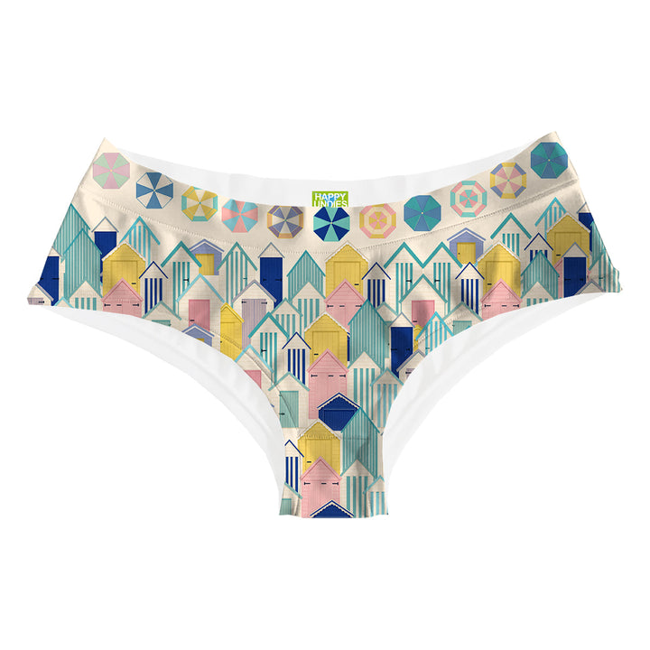 Beach Huts Hipster Woman Underwear Beachwear Loungewear