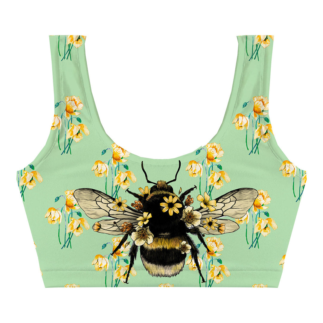 Bee Careful Crop Top Front