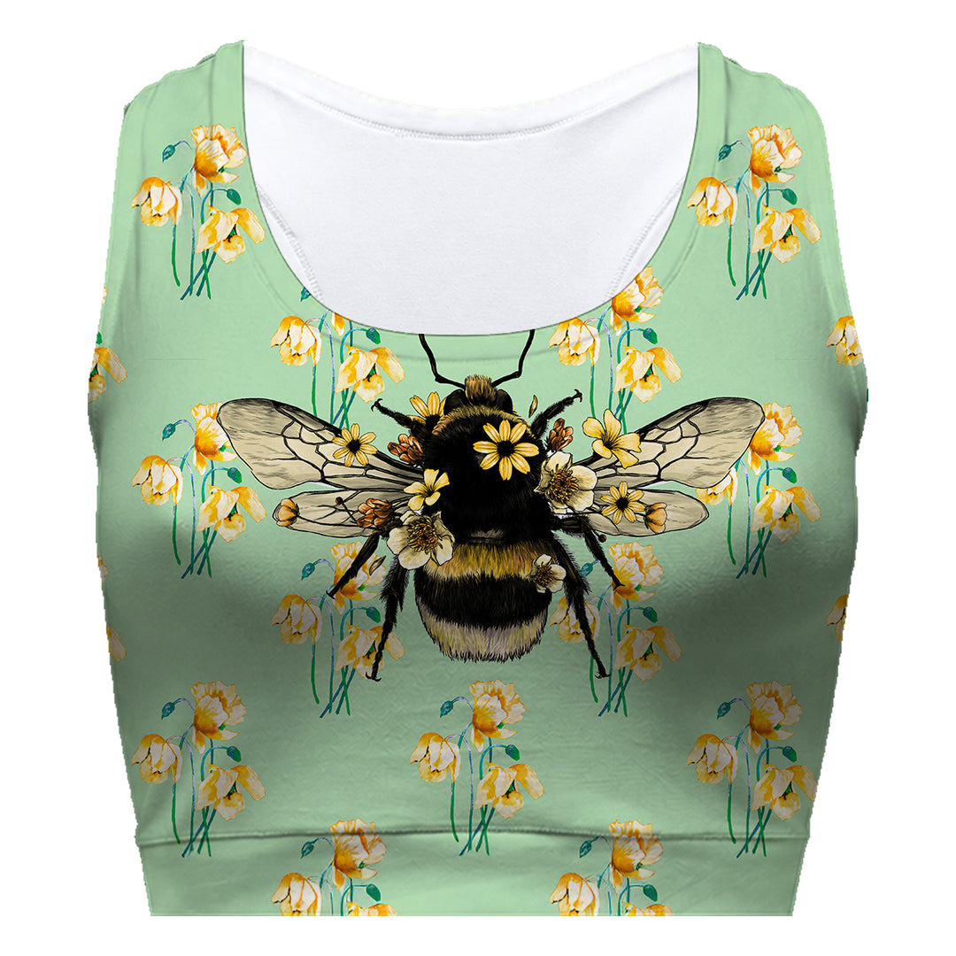Bee Careful Sport Bra Woman Underwear Beachwear Loungewear