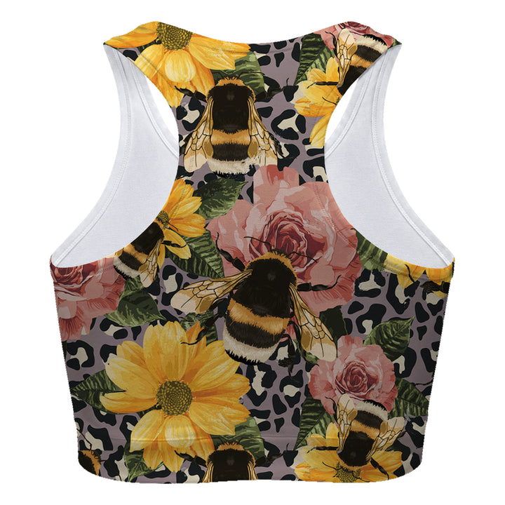 Bee Lovers Sport Bra Woman Underwear Beachwear Loungewear