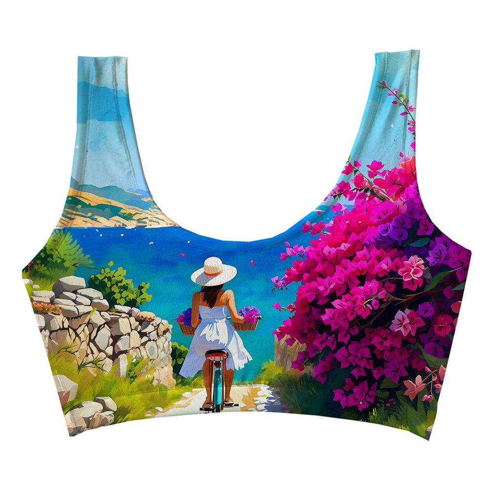 Bella Via Crop Top Woman Underwear Beachwear Loungewear
