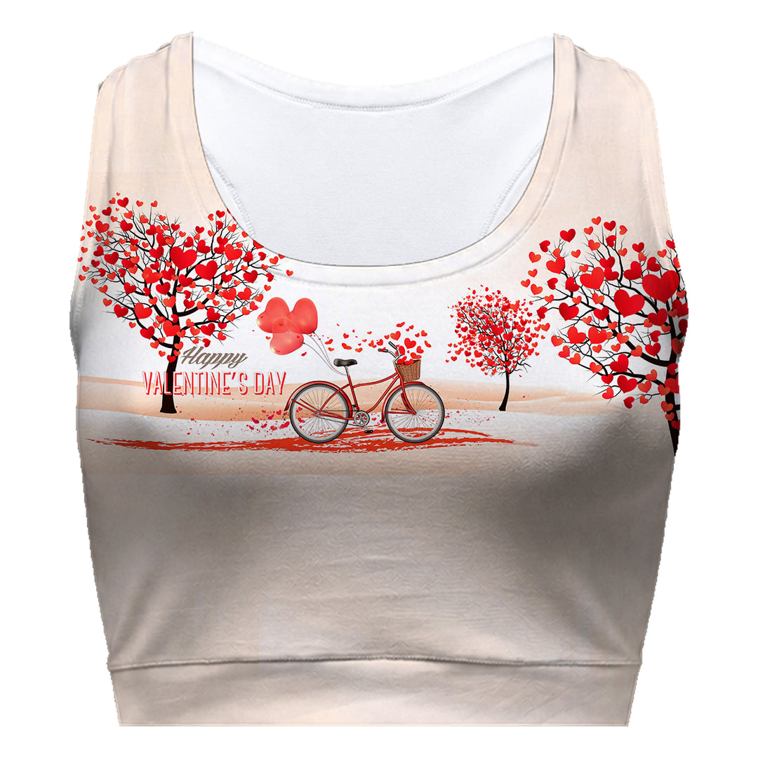 Bike Of Love Sport Bra Woman Underwear Beachwear Loungewear