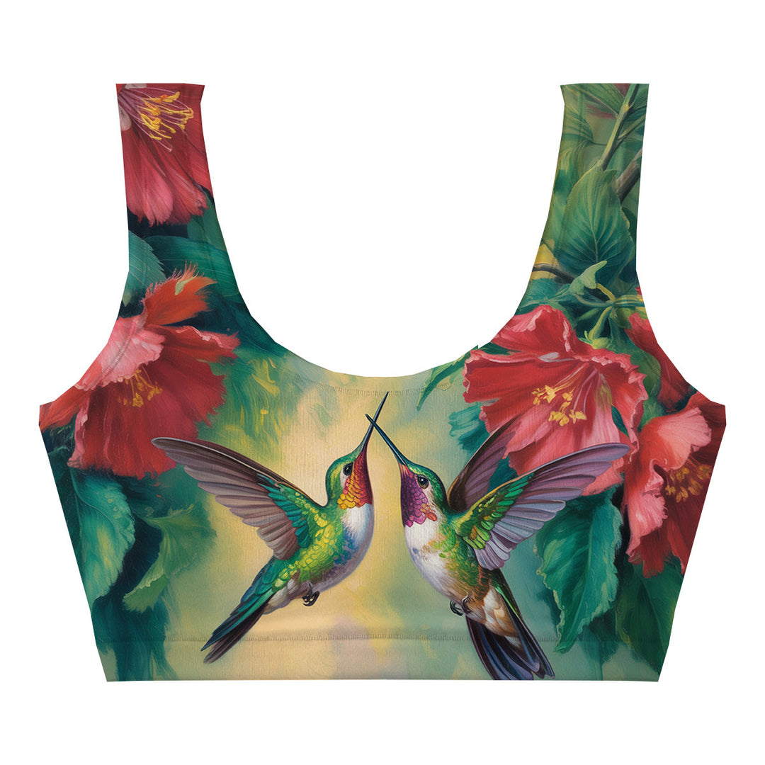 Bird Kiss Crop Top Woman Underwear Beachwear Loungewear