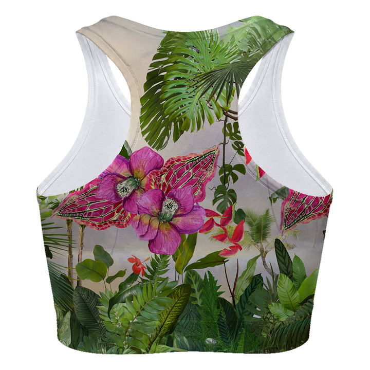 Birds Flirt Sport Bra Woman Underwear Beachwear Loungewear