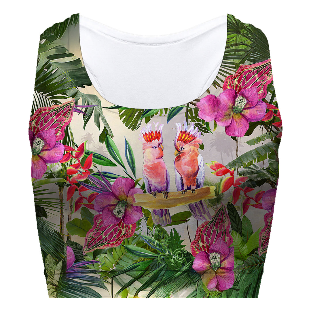 Birds Flirt Sport Bra Woman Underwear Beachwear Loungewear