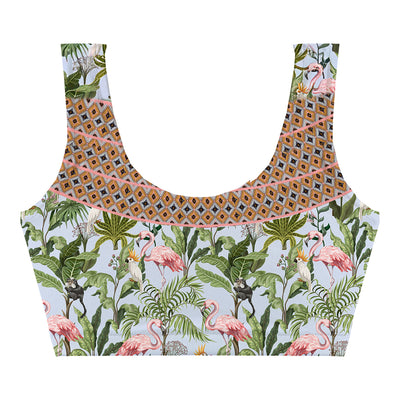 Birdscape Crop Top Front