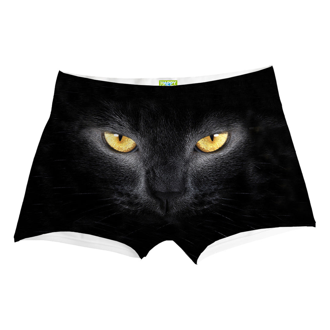 Black Cat Boxer Front