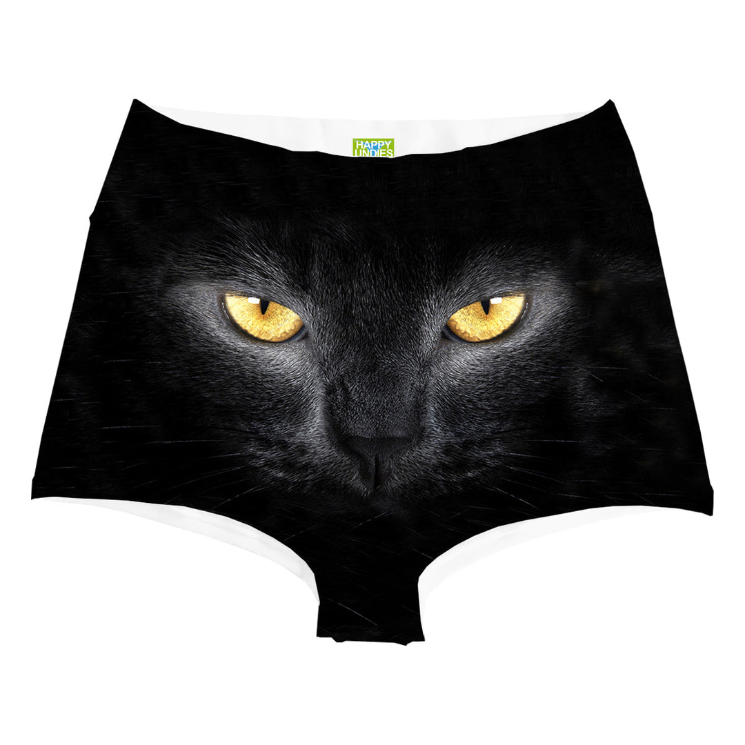 Black Cat Highwaist Front