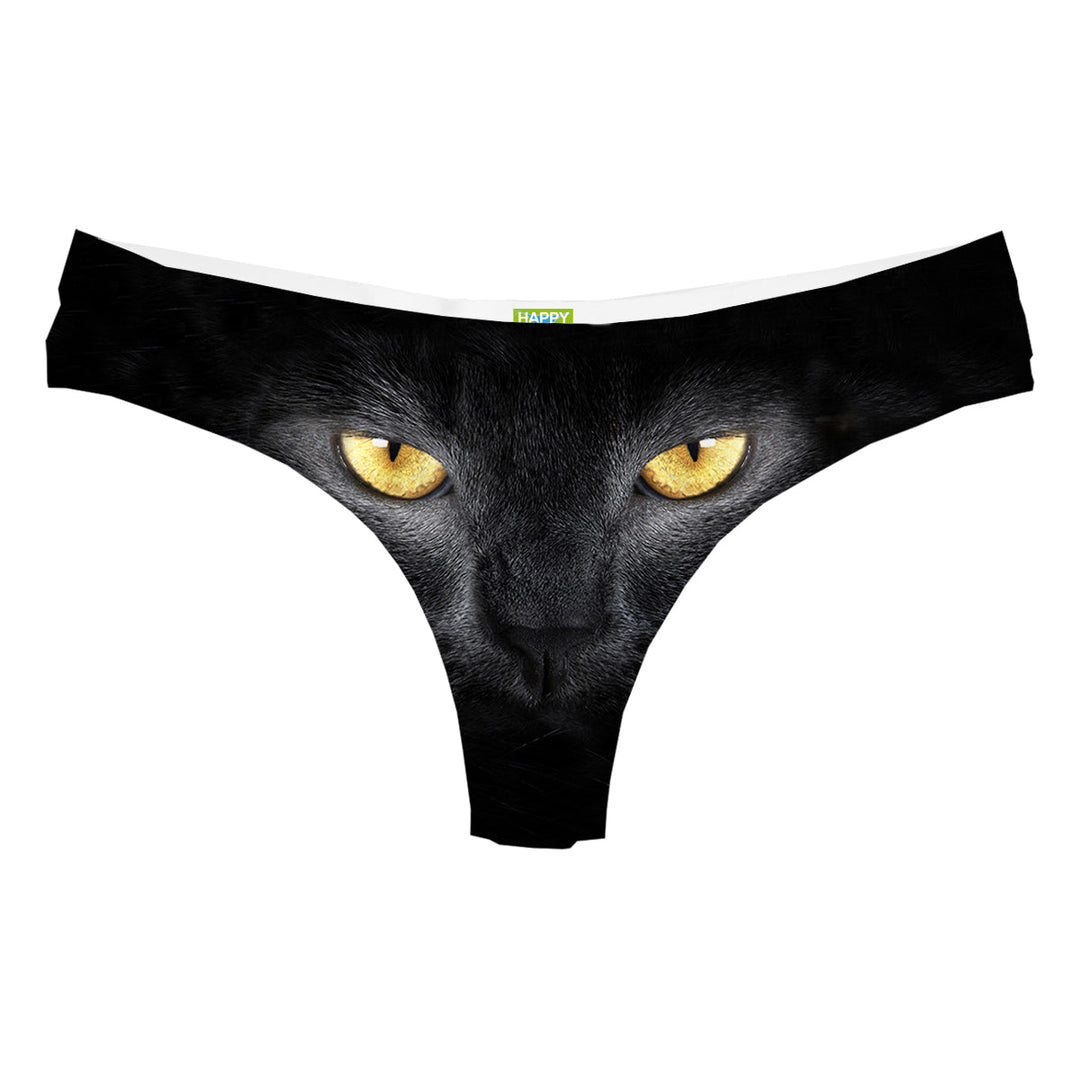 Black Cat String Front