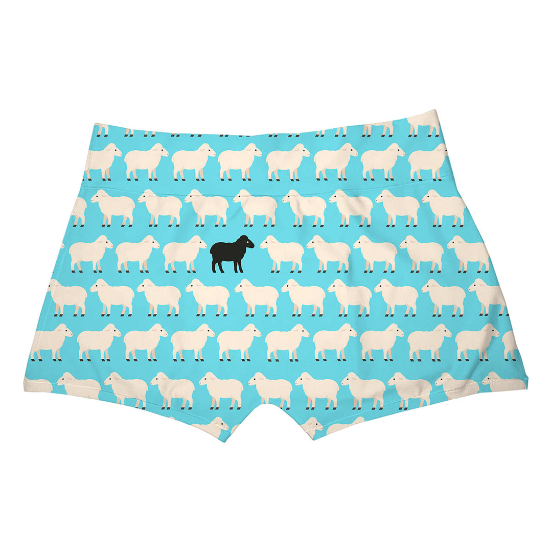 Black Sheep Blue Boxer Man Underwear Beachwear Loungewear