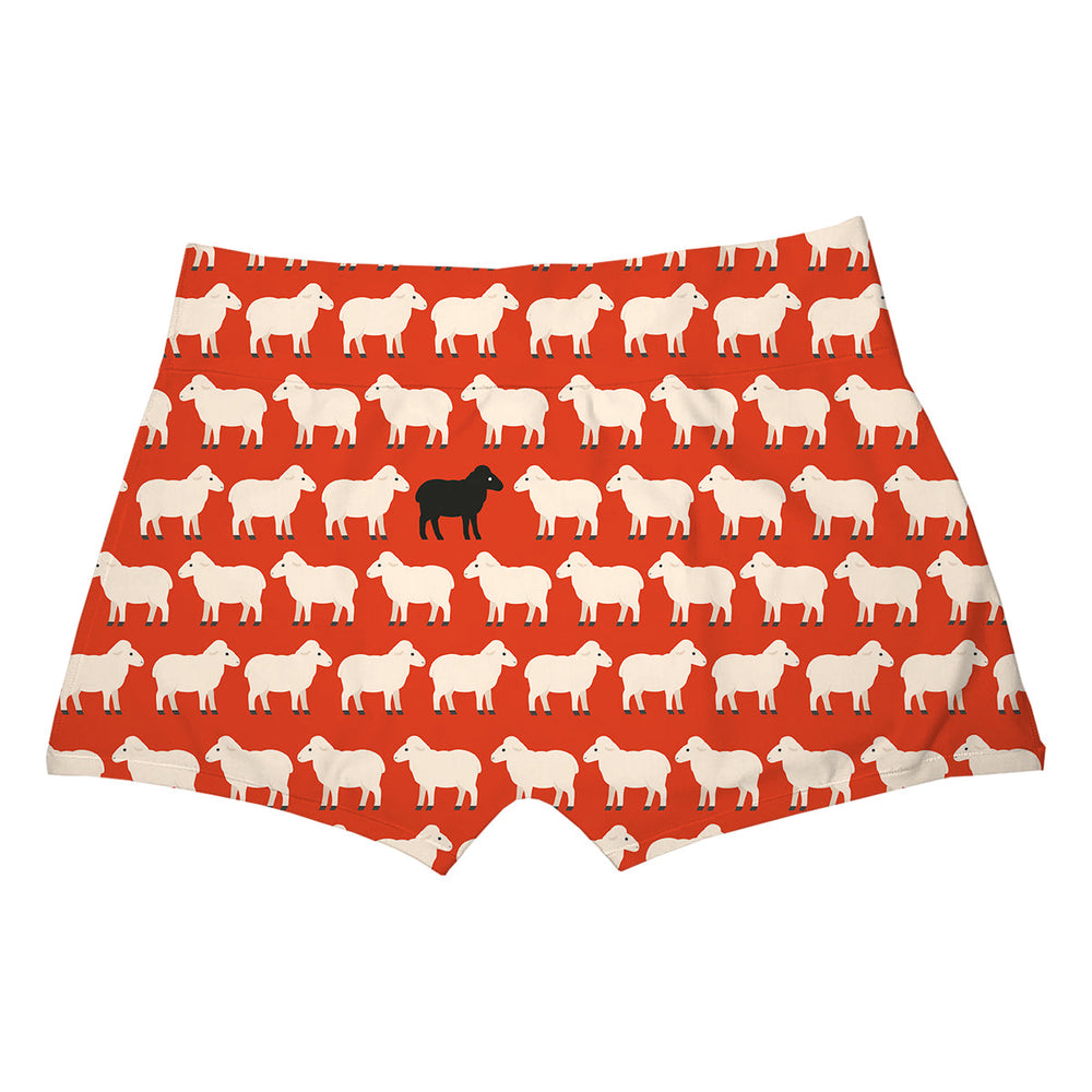 Black Sheep Red Boxer Man Underwear Beachwear Loungewear