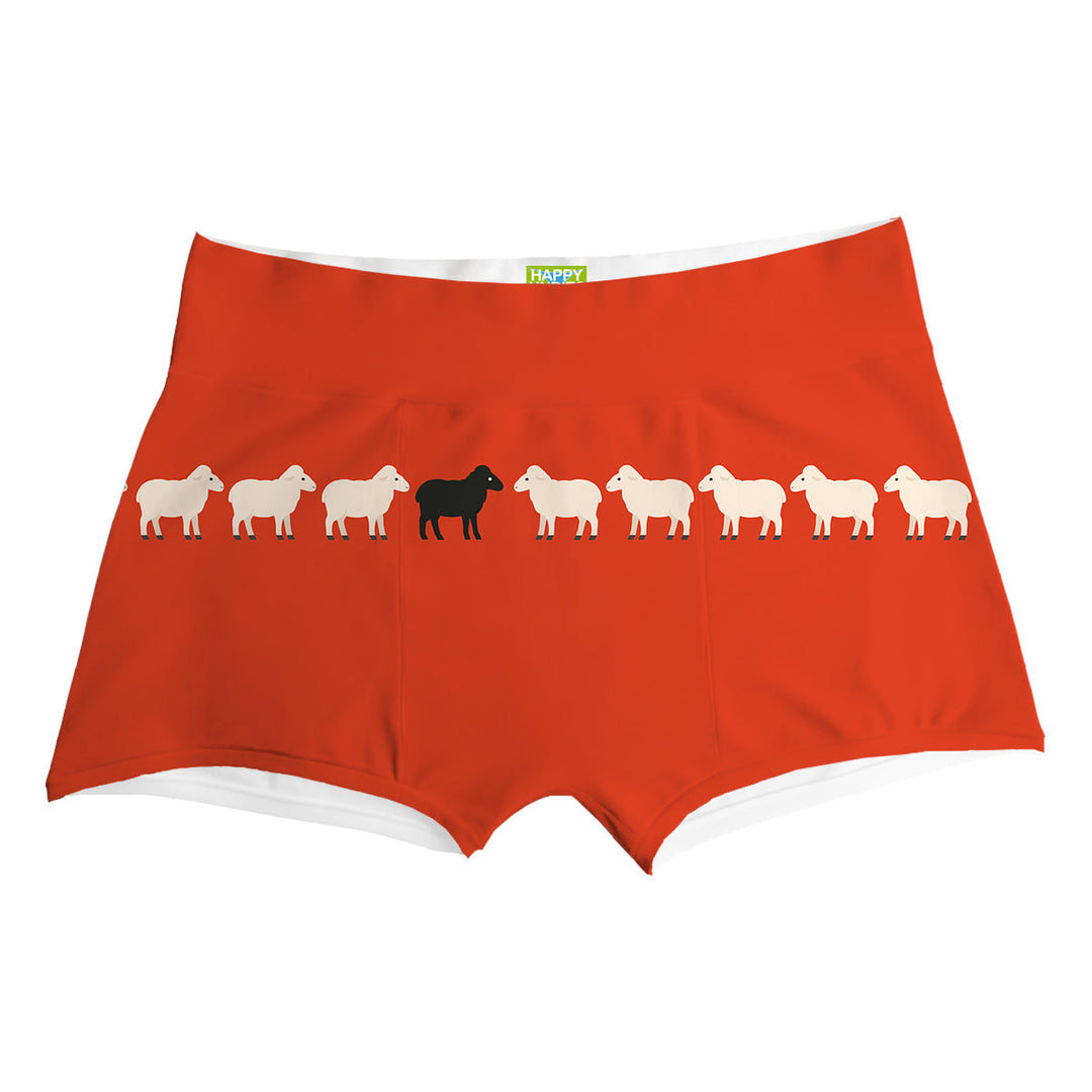 Black Sheep Red Boxer Man Underwear Beachwear Loungewear