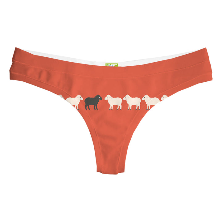 Black Sheep Red String Woman Underwear Beachwear Loungewear