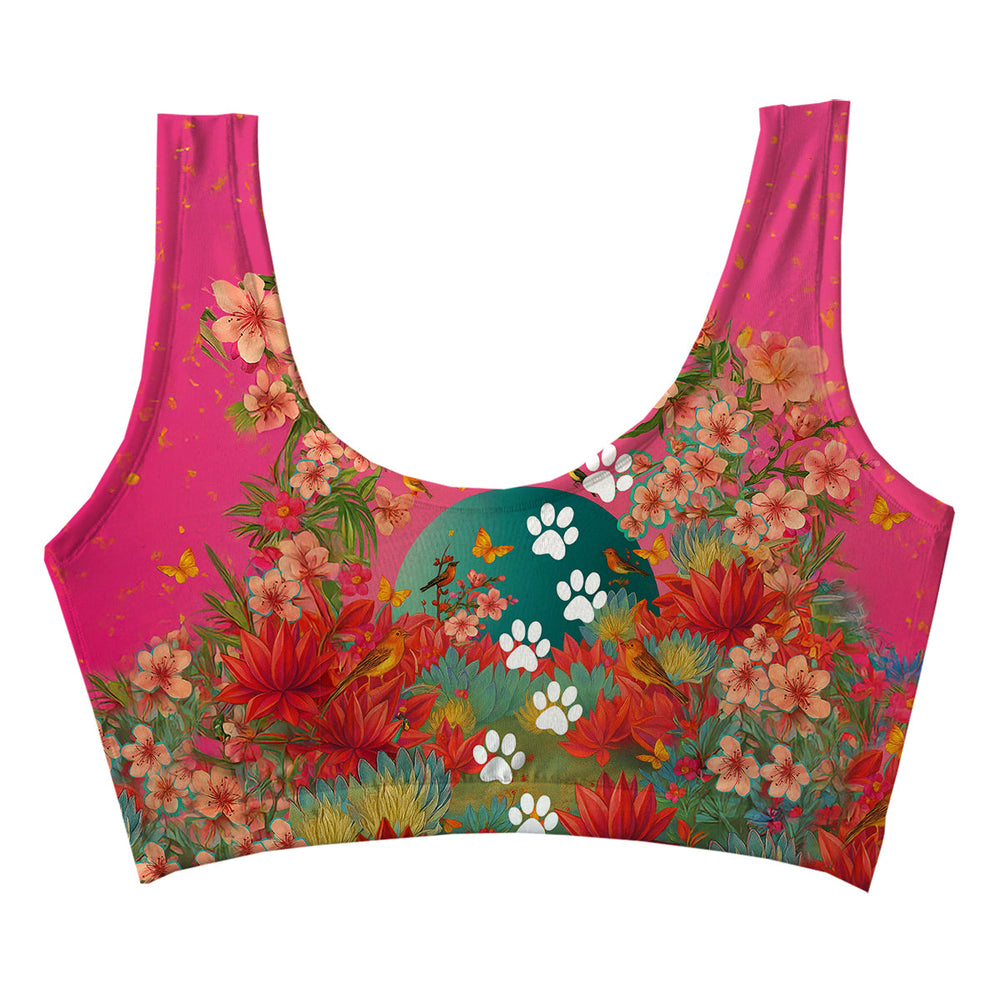 Blacky Crop Top Woman Underwear Beachwear Loungewear