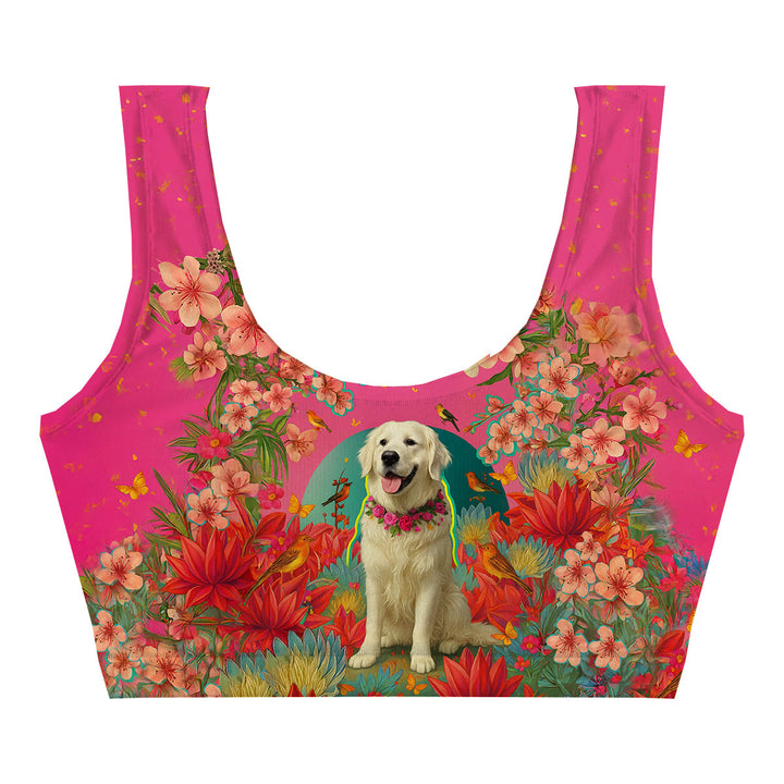 Blacky Crop Top Woman Underwear Beachwear Loungewear
