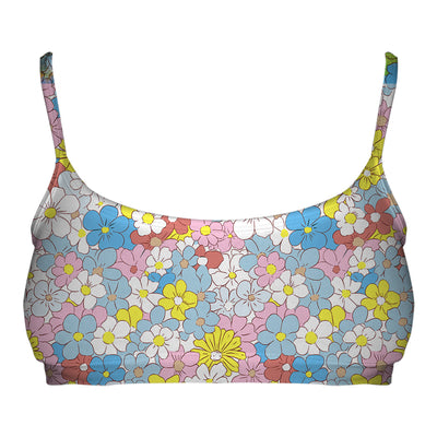 Blue Daisy Top Maya Front