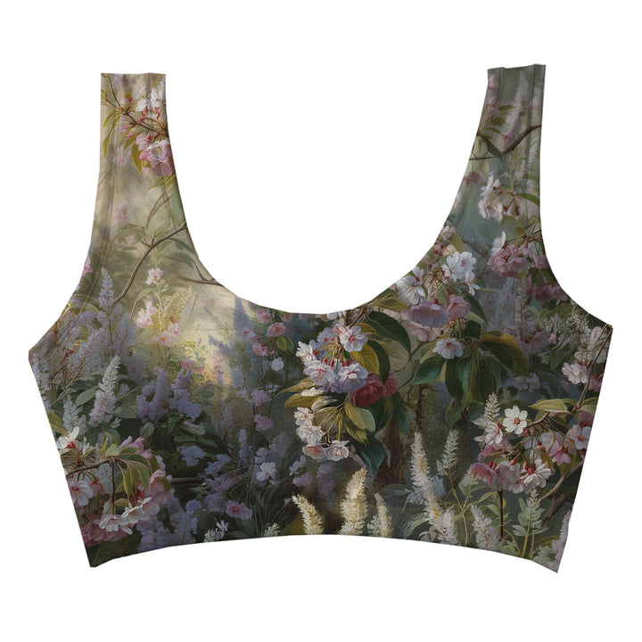 Blue Embrace Crop Top Woman Underwear Beachwear Loungewear