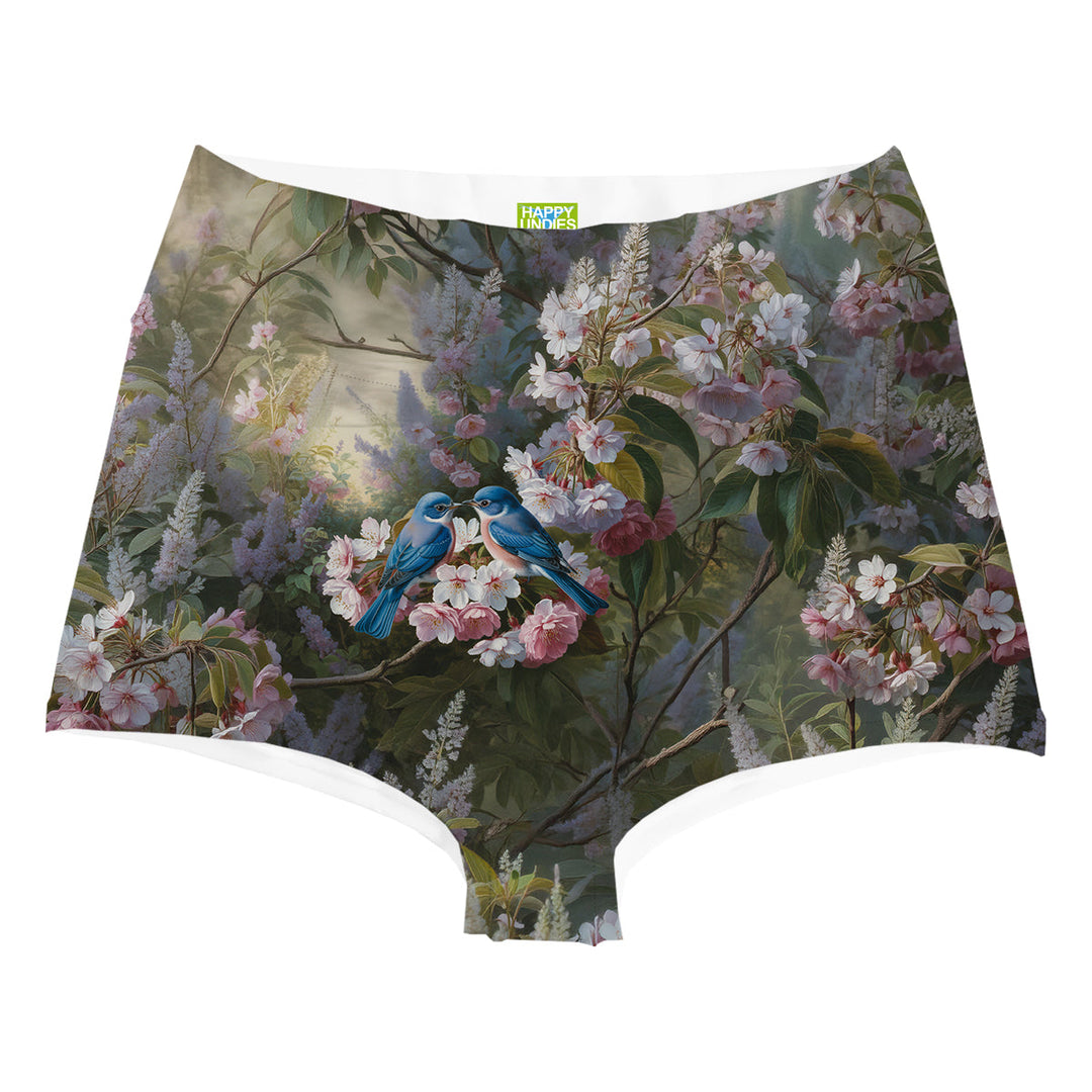 Blue Embrace Highwaist Woman Underwear Beachwear Loungewear
