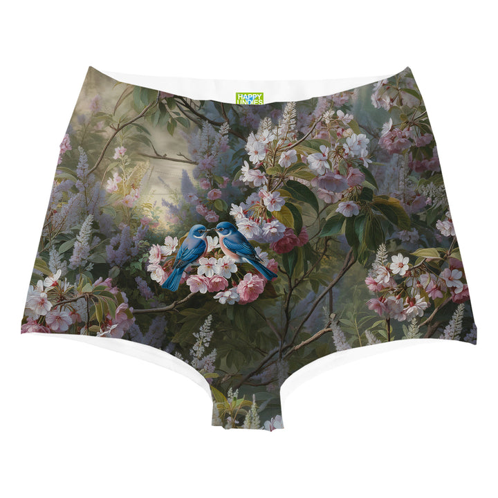 Blue Embrace Highwaist Woman Underwear Beachwear Loungewear