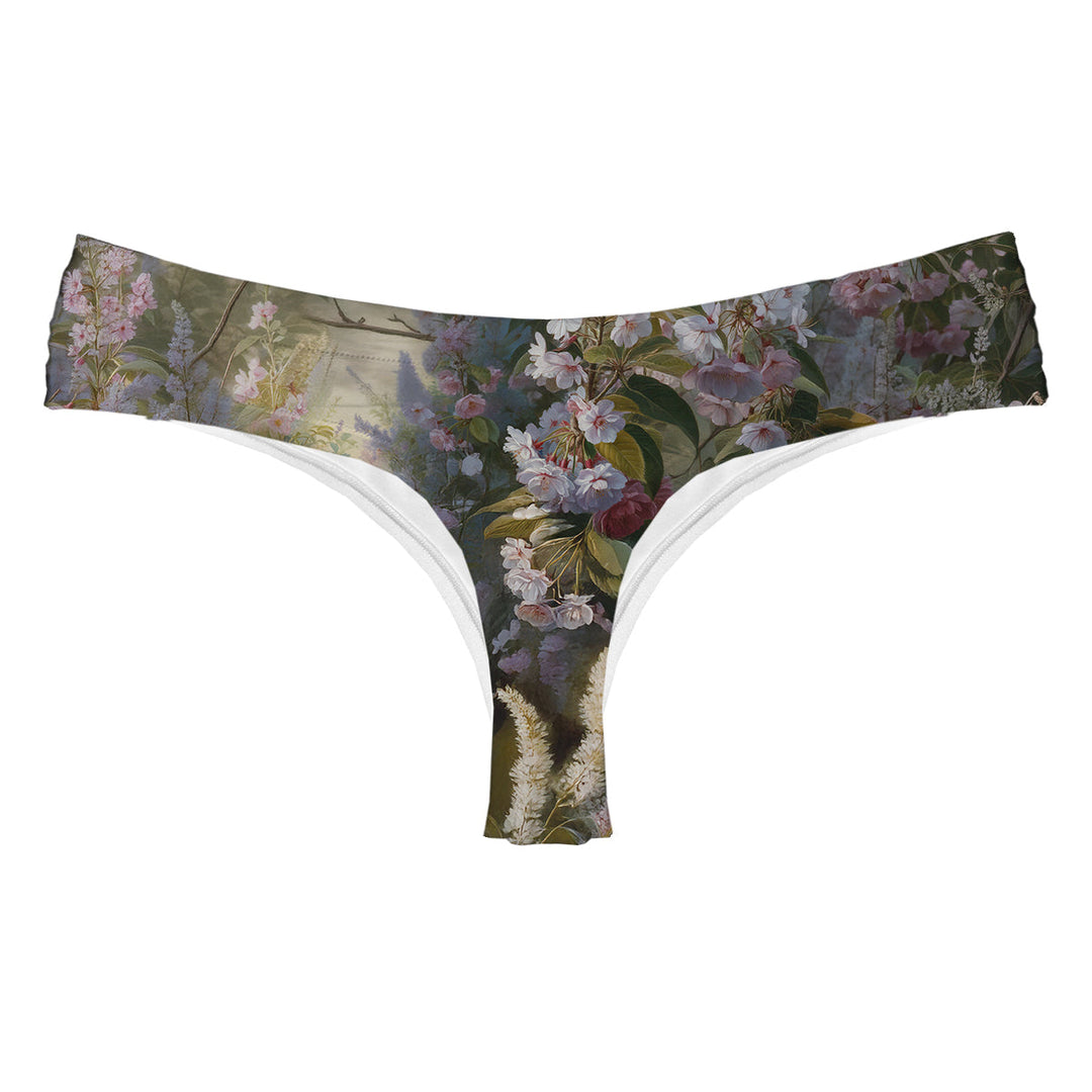 Blue Embrace String Woman Underwear Beachwear Loungewear