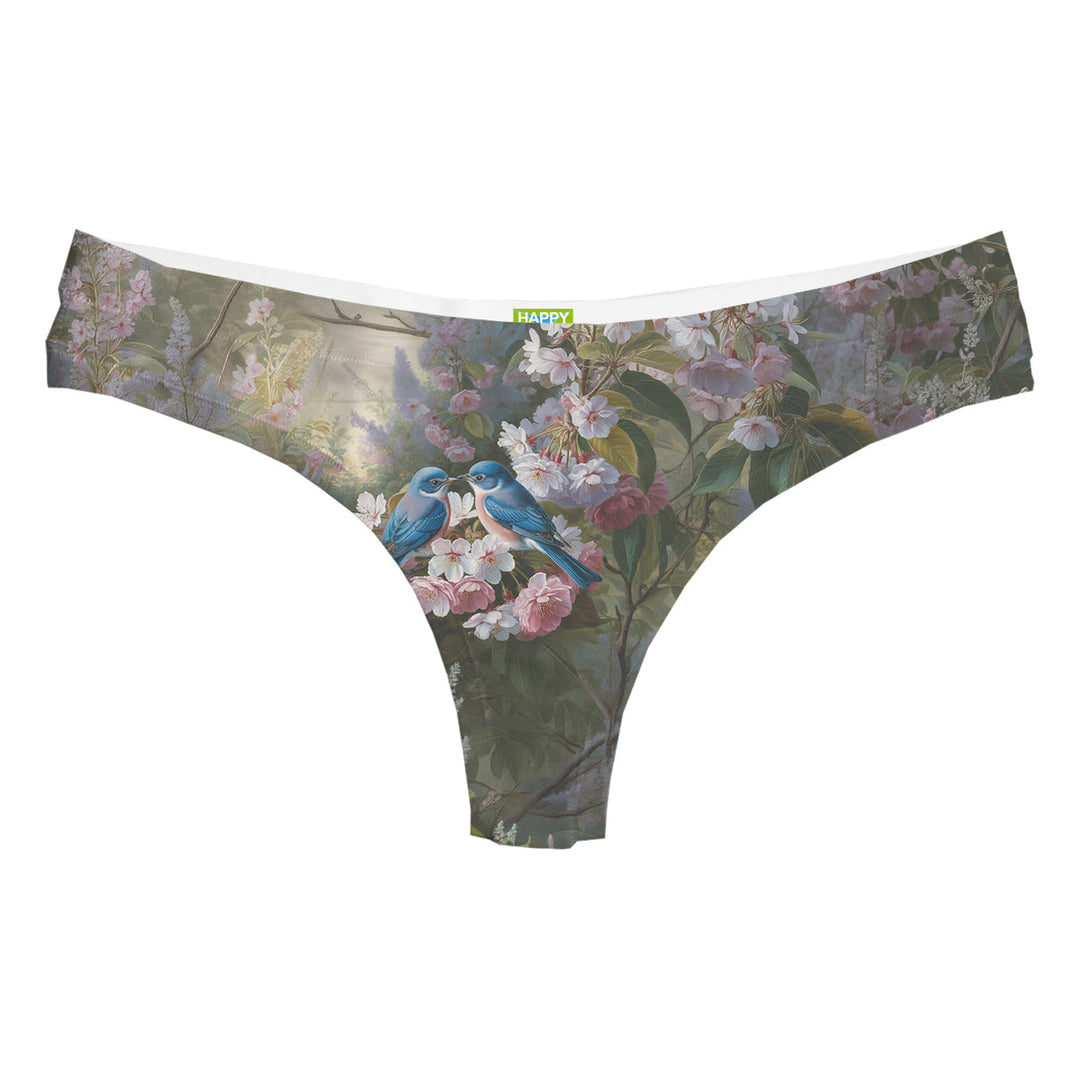 Blue Embrace String Woman Underwear Beachwear Loungewear