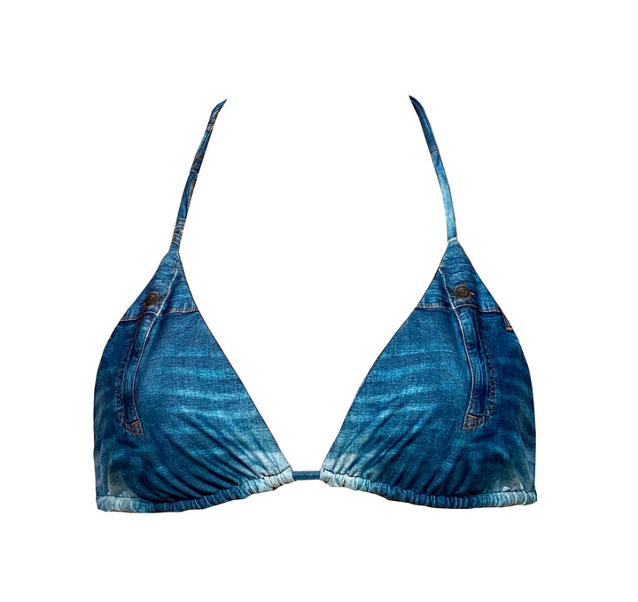 Blue Jeans Top Triangle
