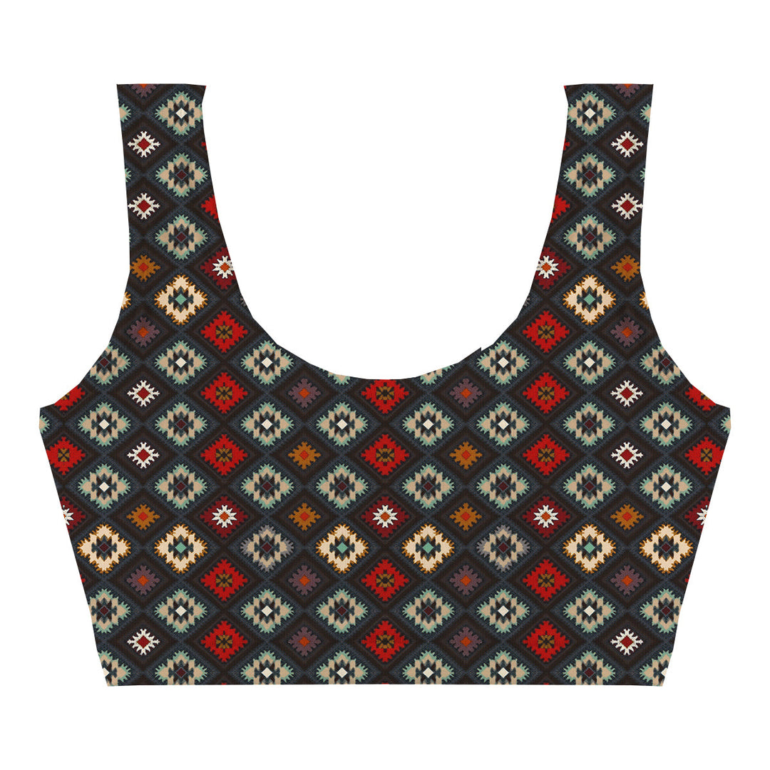 Bohemian Crop Top Woman Underwear Beachwear Loungewear