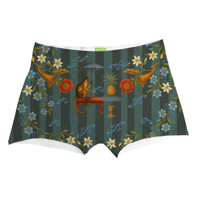 Botanic Monkey Boxer Man Underwear Beachwear Loungewear