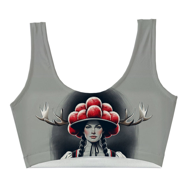 Bowler Maiden Crop Top Woman Underwear Beachwear Loungewear