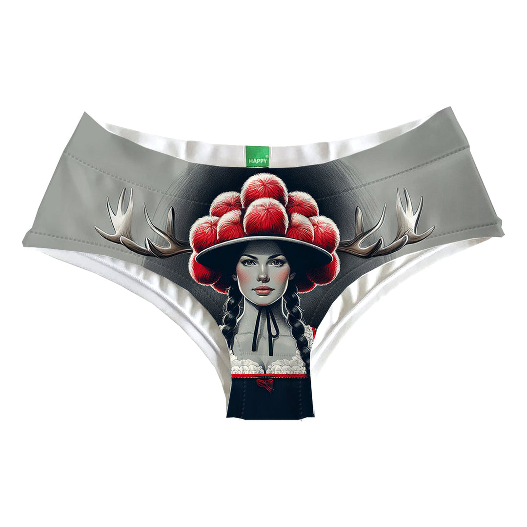 Bowler Maiden Hipster Woman Underwear Beachwear Loungewear