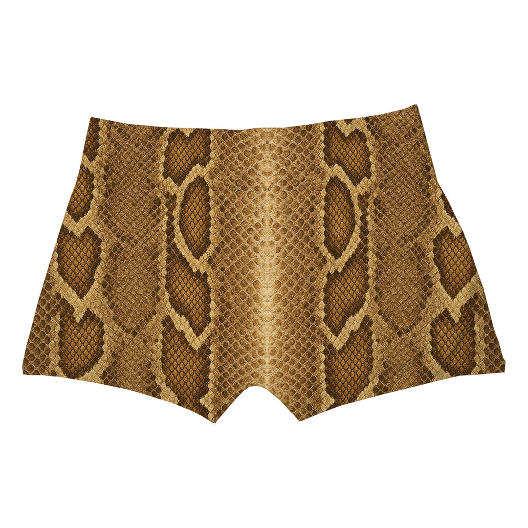 Brown Phyton Boxer Man Underwear Beachwear Loungewear