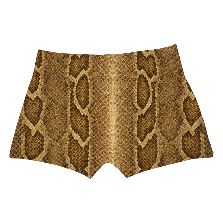 Brown Phyton Boxer Man Underwear Beachwear Loungewear